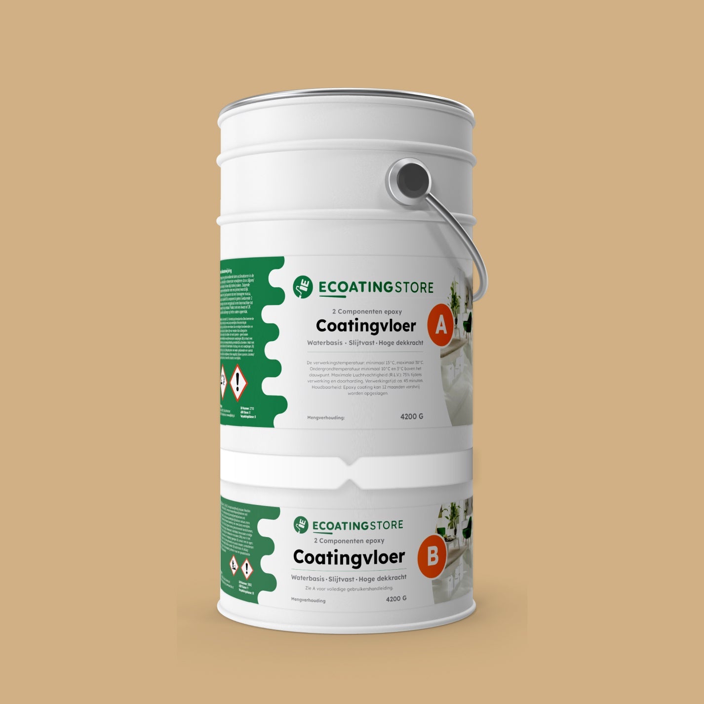 Golvfärg för garage - RAL 1001