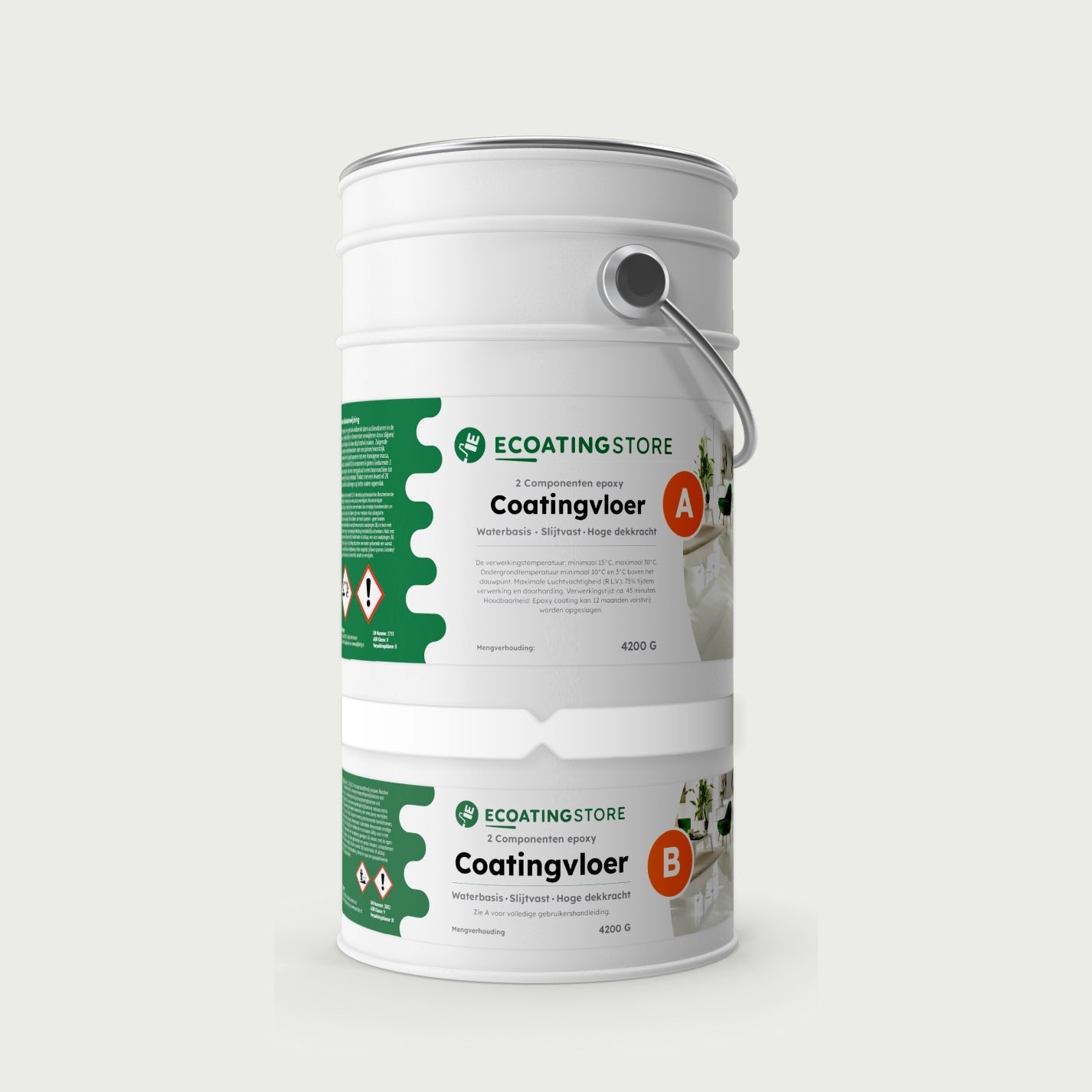 Golvfärg - RAL 9003