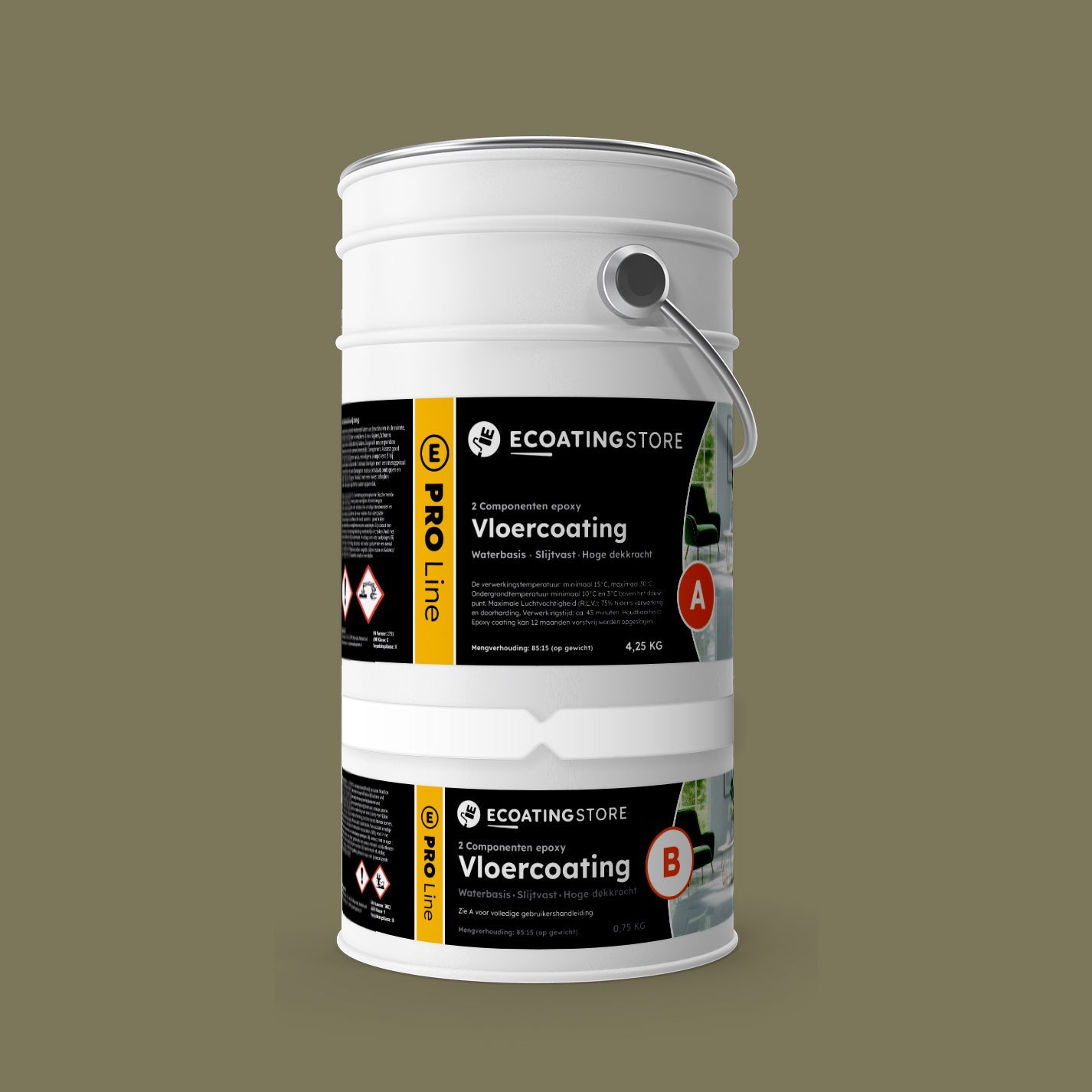 Golvfärg för garage - RAL 6013
