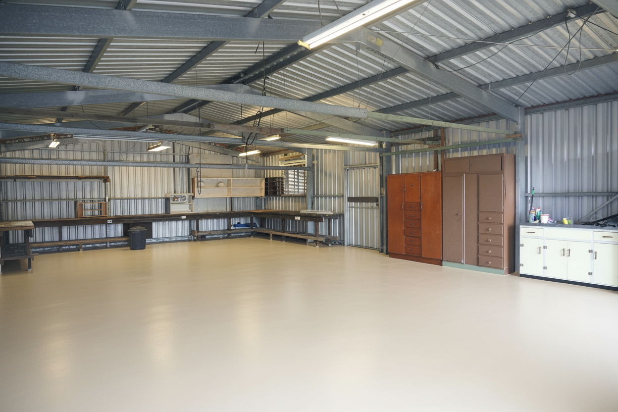 Golvfärg för garage - RAL 1015