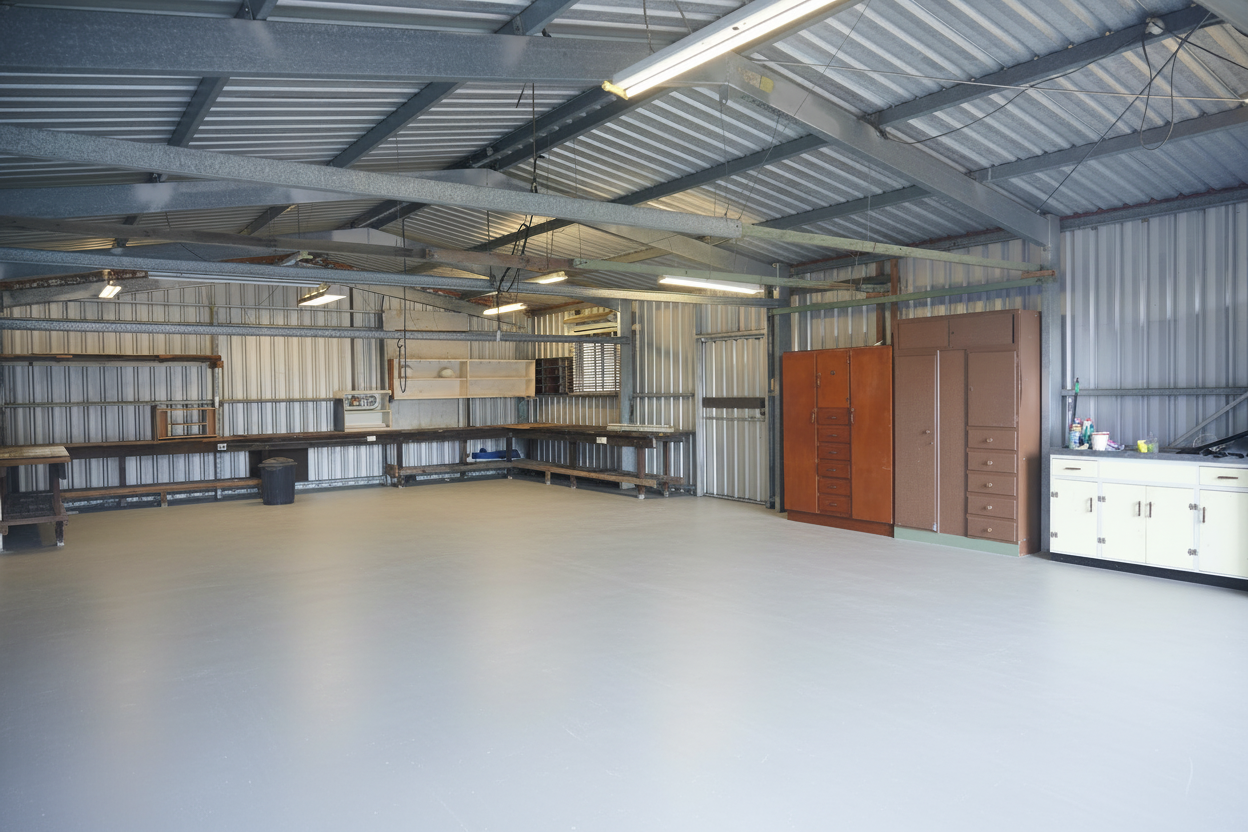 Golvfärg för garage - RAL 7040