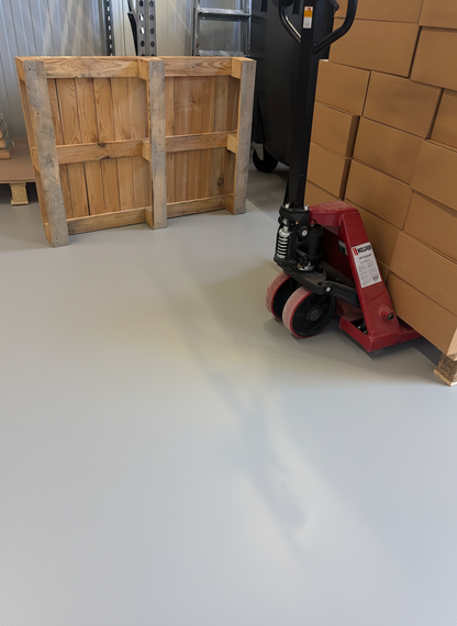 Golvfärg för garage - RAL 7044