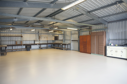 Golvfärg för garage - RAL 9001