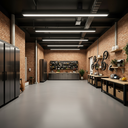 Golvfärg för garage - RAL 7004