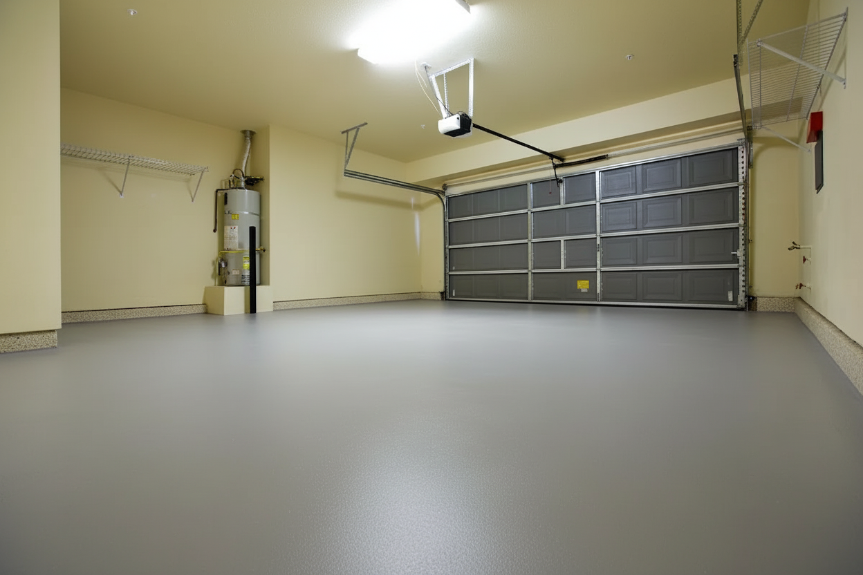 Golvfärg för garage - RAL 7004